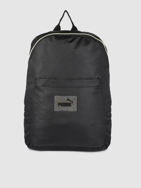 

Puma Women Black Brand Logo Core Seasonal Backpack