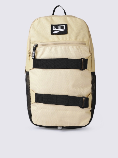 

Puma Unisex Beige Solid Deck Backpack