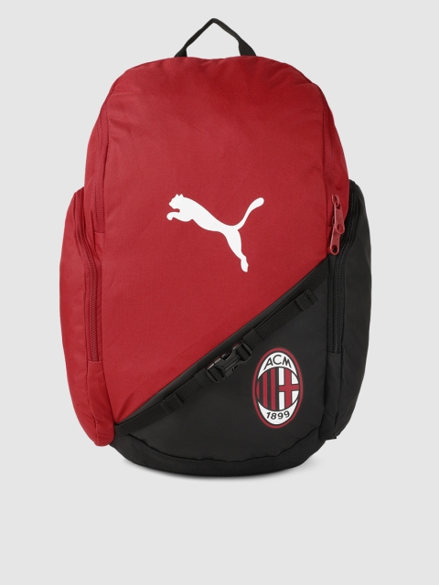 

Puma Unisex Red & Black ACM Liga Colourblocked Backpack