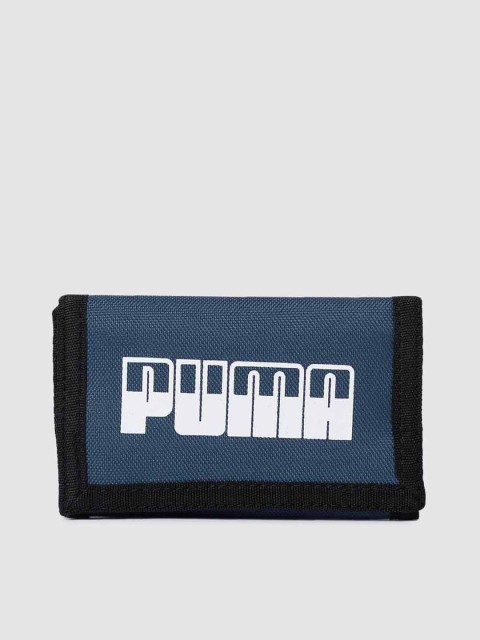 

Puma Blue Typography Printed Three Fold Wallet
