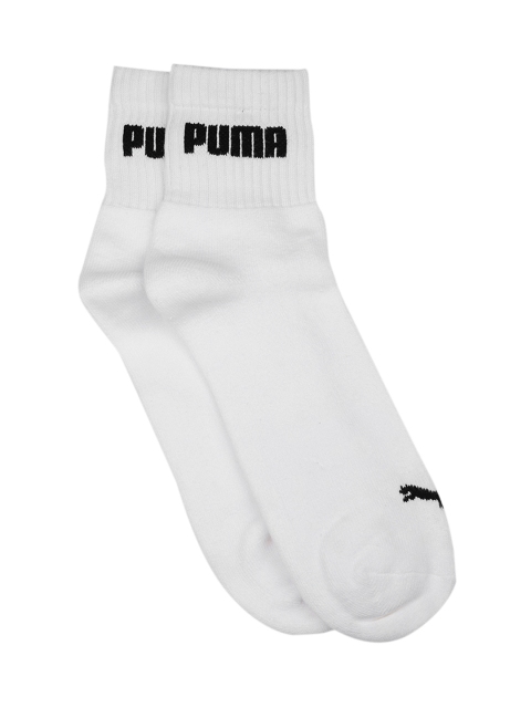 

Puma Men White Above Ankle Length Socks