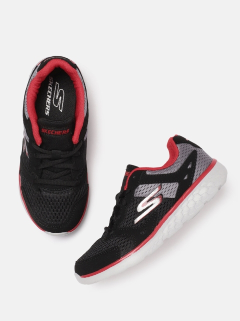 

Skechers Boys Black & Red GO RUN 400 ZODOX Training Shoes