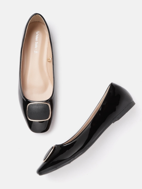 

Allen Solly Women Black Solid Ballerinas