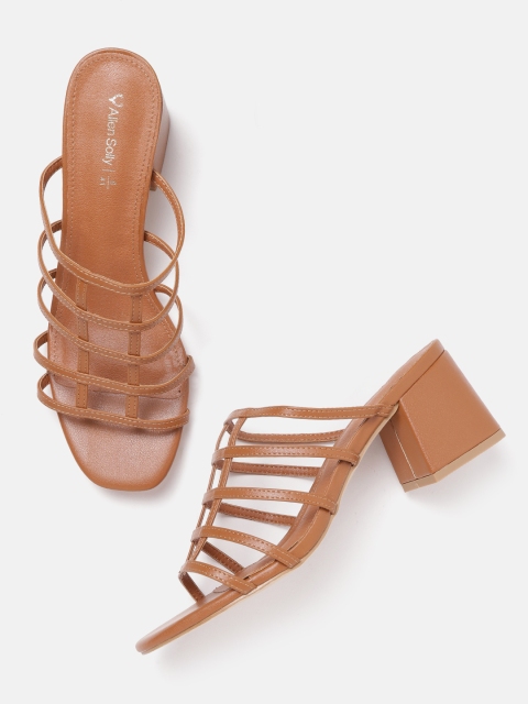 

Allen Solly Women Brown Solid Block Heels