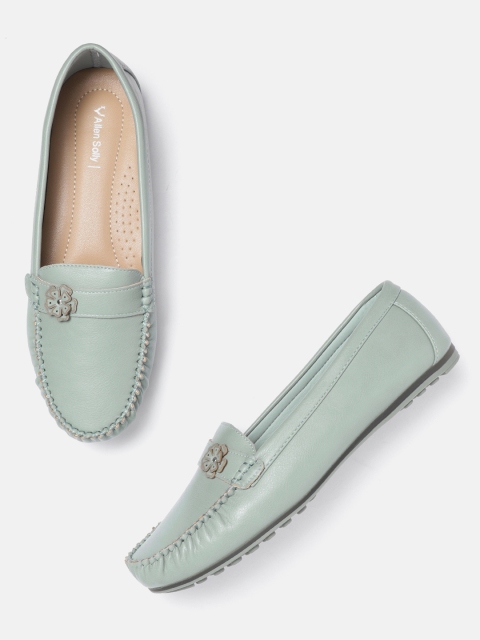 

Allen Solly Women Mint Green Loafers