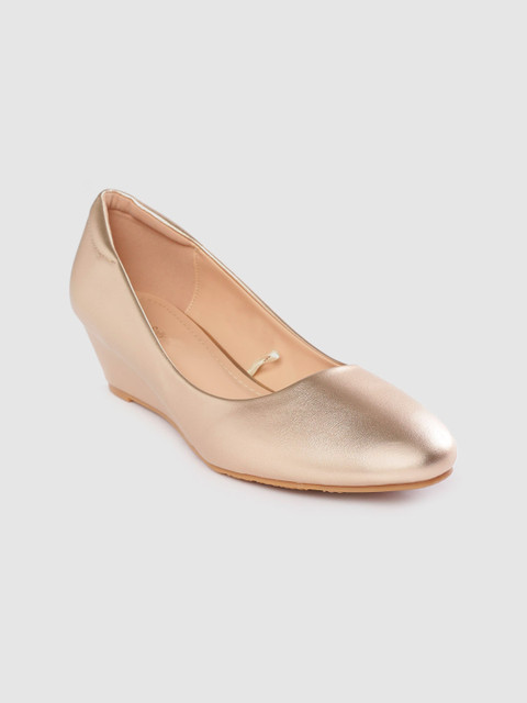 

Allen Solly Women Rose Gold-Toned Solid Pumps
