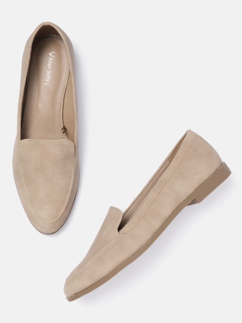 

Allen Solly Women Beige Textured Loafers