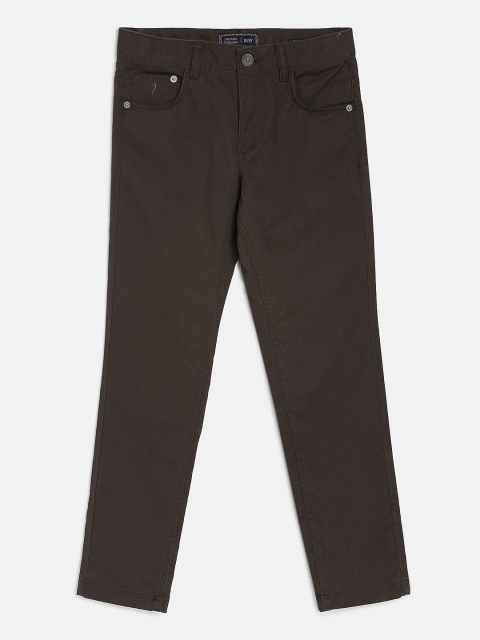 

Indian Terrain Boys Brown Regular Fit Mid-Rise Clean Look Jeans