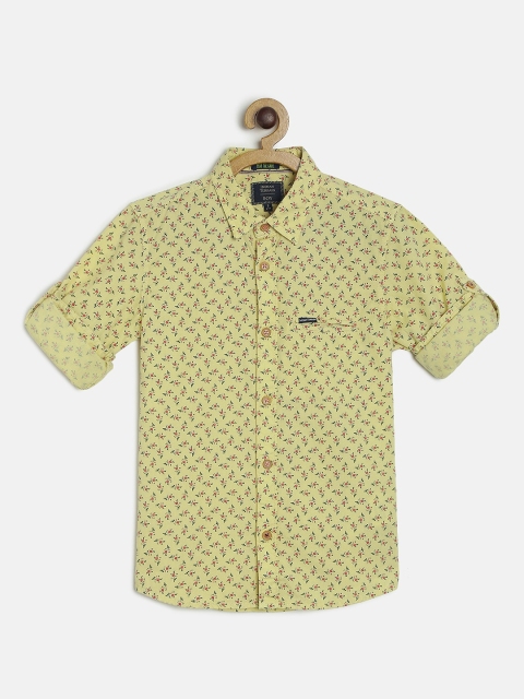 

Indian Terrain Boys Multicoloured Regular Fit Printed Casual Shirt, Multi