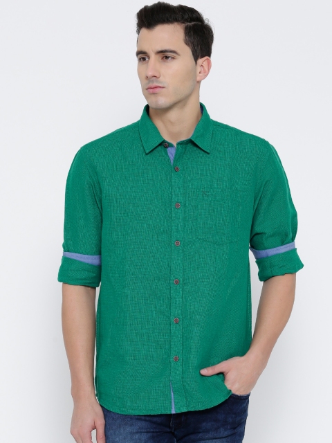 

Numero Uno Green Casual Shirt