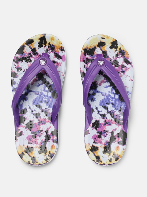 

Crocs Boys Purple Printed Thong Flip-Flops