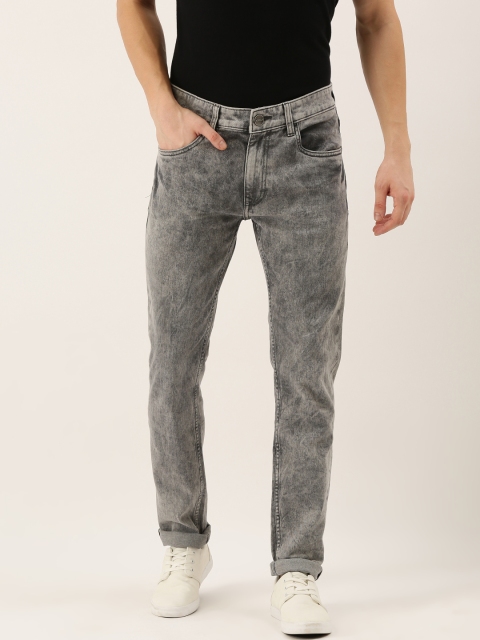 

SINGLE Men Grey Skinny Fit Mid-Rise Clean Look Stretchable Jeans