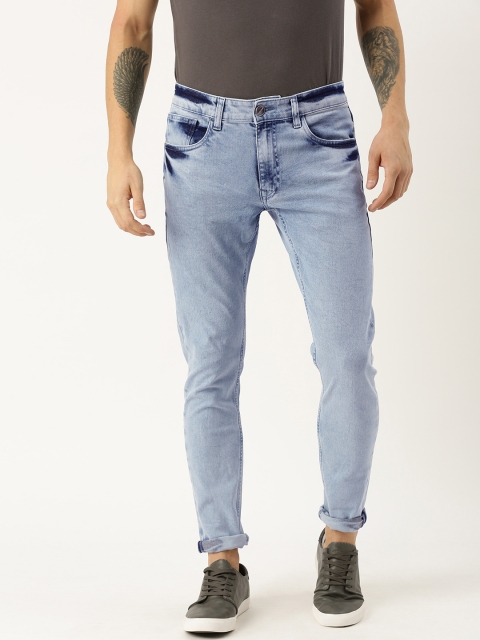 

SINGLE Men Blue Slim Fit Mid-Rise Clean Look Stretchable Jeans