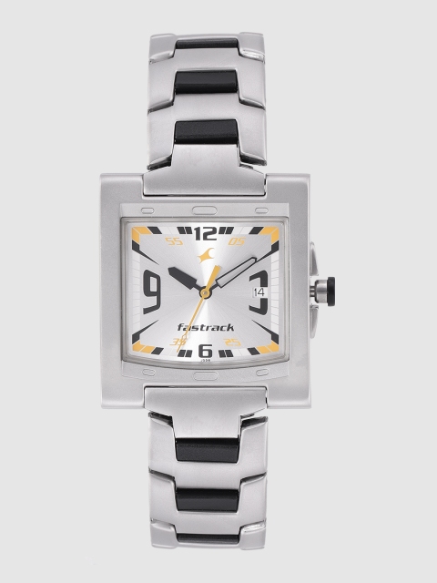 

Fastrack Men Silver-Toned Analogue Watch NL1229SM04