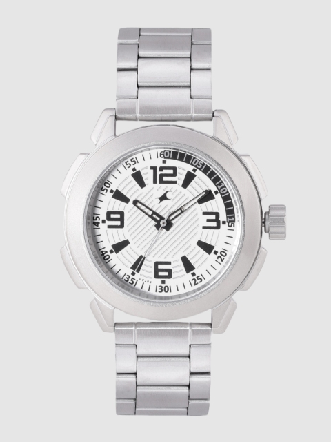 

Fastrack Men Silver-Toned Analogue Watch NL3130SM01_OR