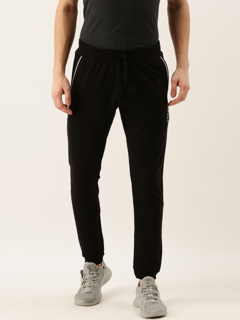 

SINGLE Men Black Solid Slim Fit Joggers