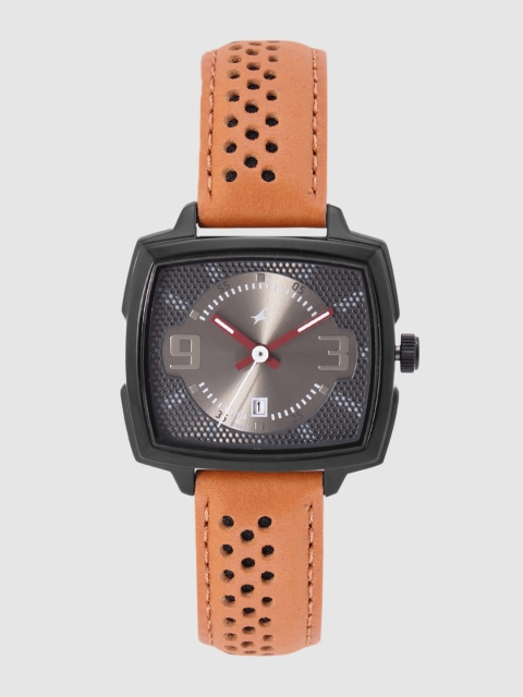 

Fastrack Women Gunmetal-Toned Analogue Watch NL6167NL01_OR, Metallic