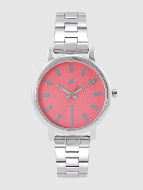 

Fastrack Women Coral Pink Analogue Watch NL68010SM03_OR