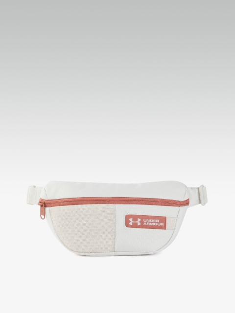 

UNDER ARMOUR Unisex Off-White Solid Waist Pouch
