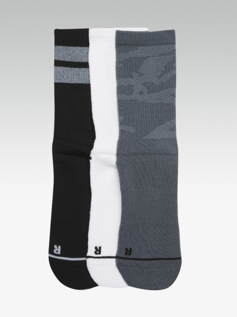 

UNDER ARMOUR Unisex Pack of 3 Phenom Novelty Crew Training Calf Length Socks, Black