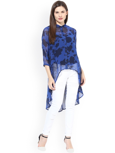 

Harpa Blue Printed Top