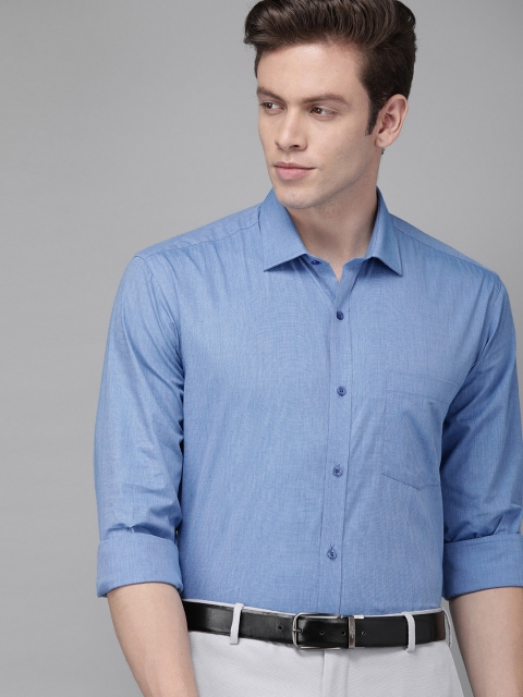 

Park Avenue Men Blue Slim Fit Solid Formal Shirt