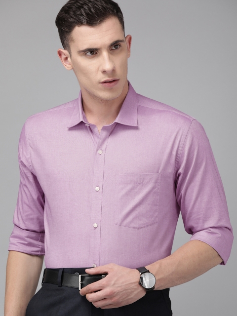 

Park Avenue Men Violet Slim Fit Solid Formal Shirt