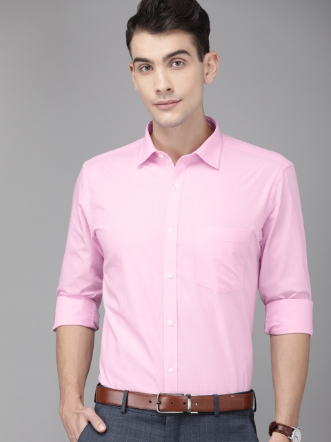 

Park Avenue Men Pink Slim Fit Solid Formal Shirt