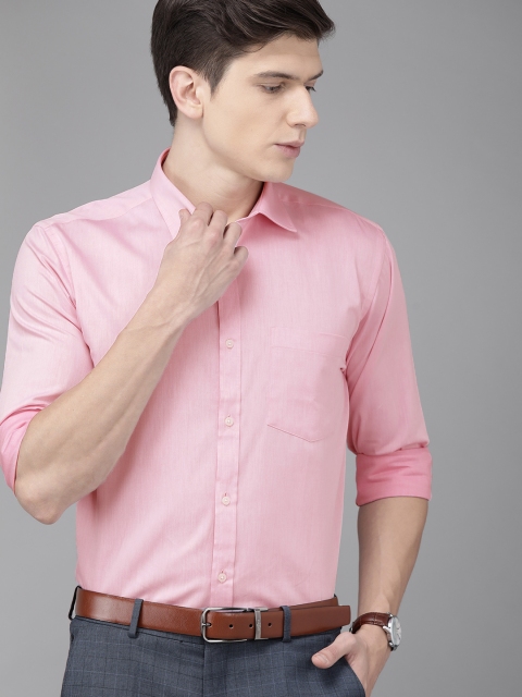 

Park Avenue Men Pink Slim Fit Solid Formal Shirt