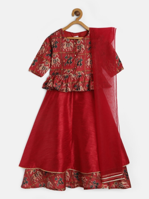 

Aomi Maroon Ready to Wear Lehenga & Blouse with Dupatta