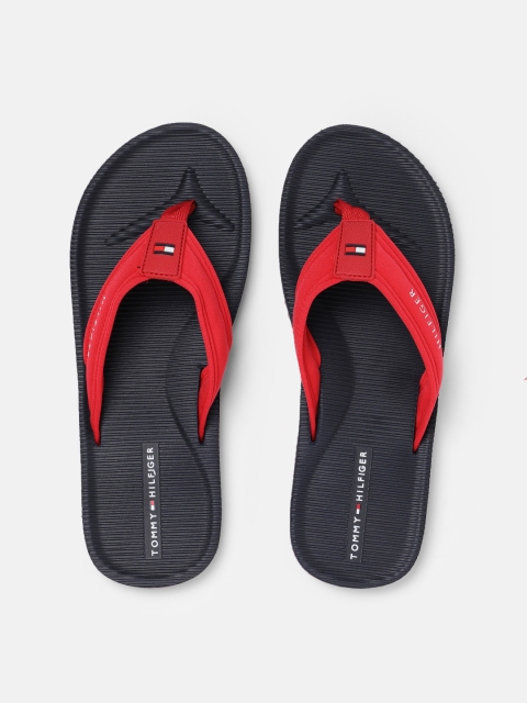 

Tommy Hilfiger Men Red Solid Thong Flip-Flops