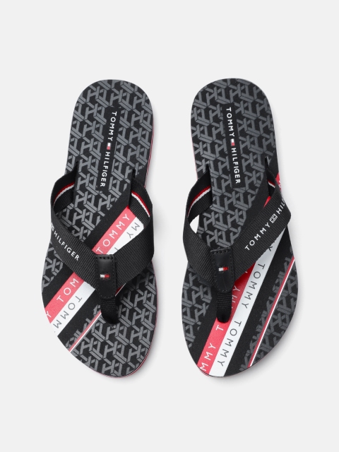 

Tommy Hilfiger Women Navy Blue Printed Thong Flip-Flops