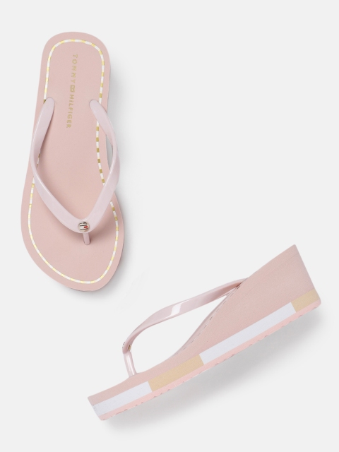 

Tommy Hilfiger Women Pink Solid Slip-On