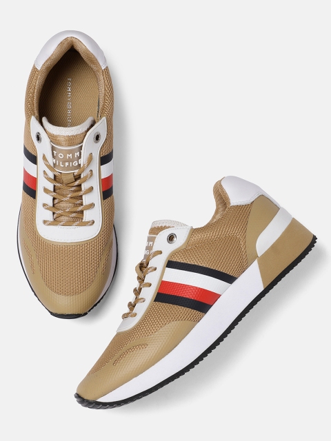 

Tommy Hilfiger Women Khaki Brown Sneakers