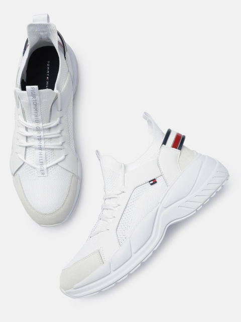 

Tommy Hilfiger Men White CHUNKY Solid Sneakers