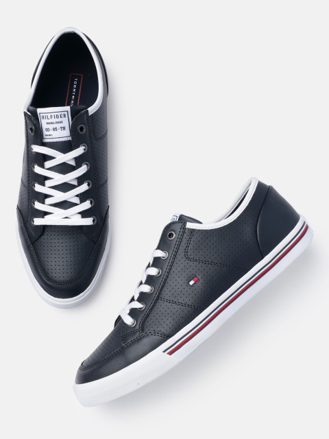 

Tommy Hilfiger Men Blue CORE CORPORATE Leather Sneakers