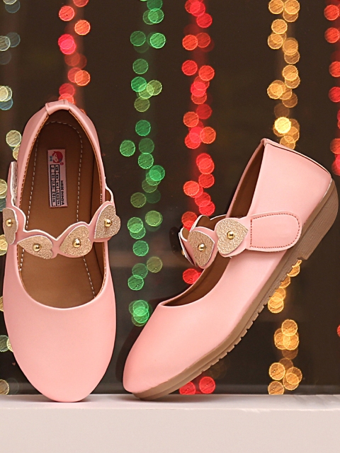

DChica Girls Pink Solid Ballerinas