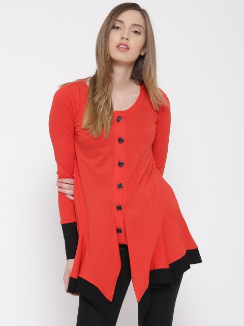 

Texco Women Red Solid Top