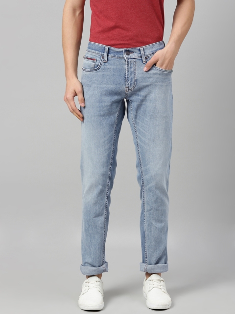 

Tommy Hilfiger Men Blue Slim Fit Mid-Rise Clean Look Jeans