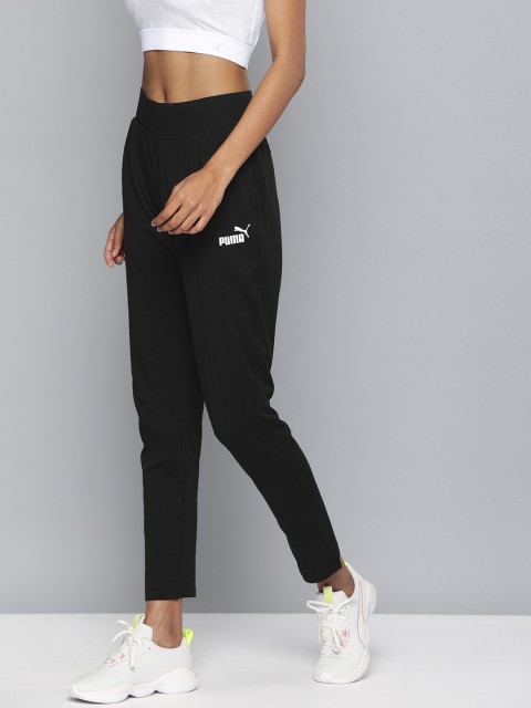 

Puma Women Black Solid ESS+ Drapy Cropped Track Pants