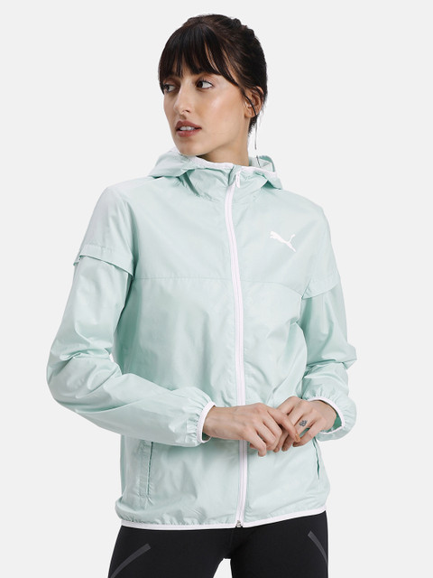 

Puma Women Mist Green Amplified Track TR Sports Jacket