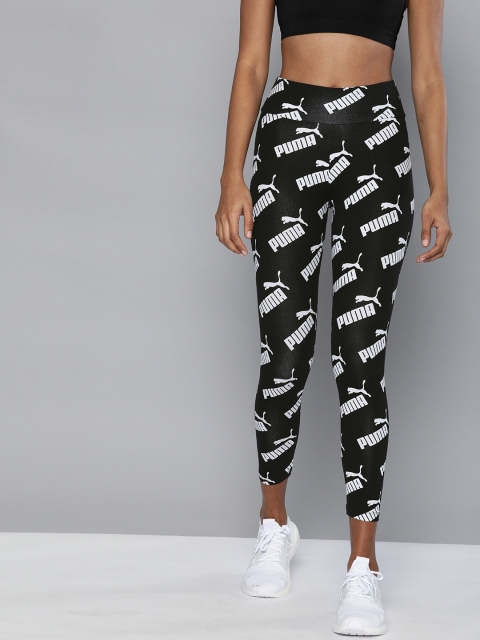 

Puma Women Black Printed Amplified AOP Tights
