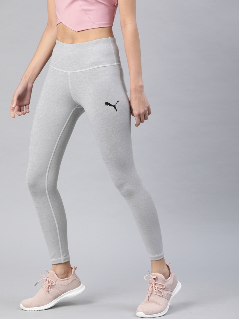 

Puma Women Grey Solid Active Leggings