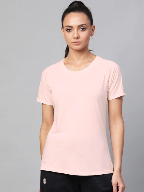 

Puma Women Pink Solid A.C.E. Raglan Training T-Shirt