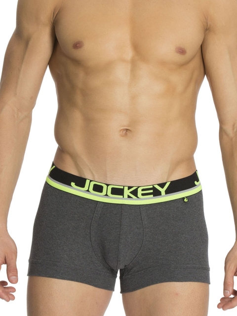 

Jockey Men Charcoal Grey Solid Trunks FP03-0105