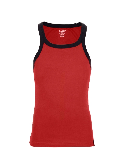 

Jockey Men Red Solid Innerwear Vest US27-0105