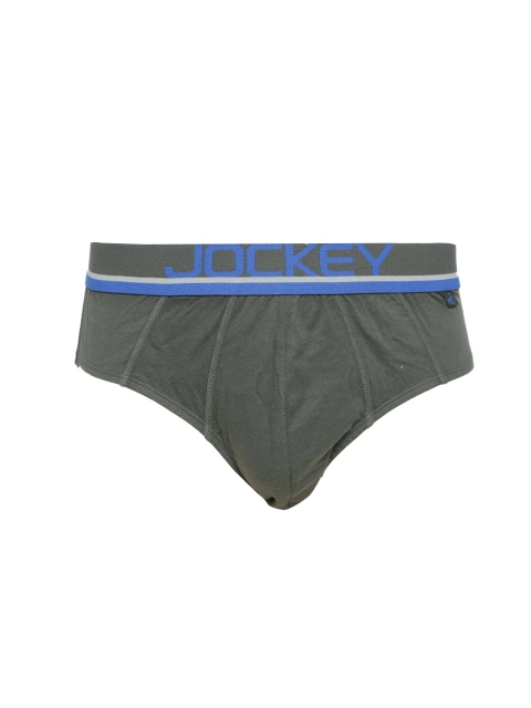 

Jockey Men Charcoal Grey Solid Briefs FP01-0105-SMGY1