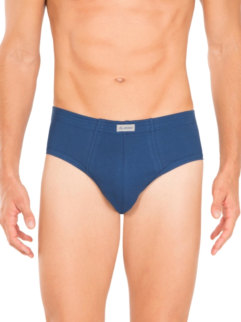 

Jockey Men Navy Blue Solid Briefs 1009-0105