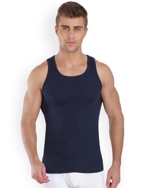 

Jockey Men Navy Blue Solid Innerwear Vest FP04-0105