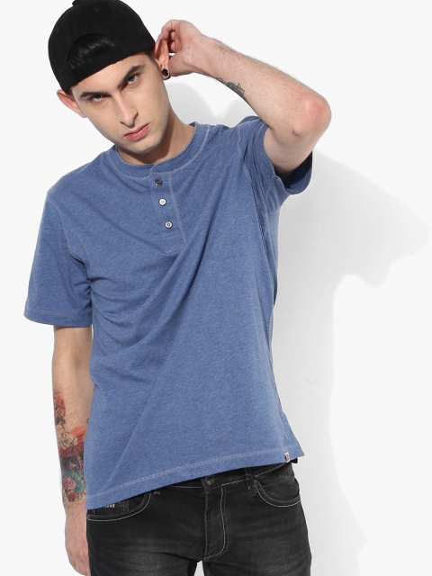 

Jockey Men Blue Solid T-Shirt